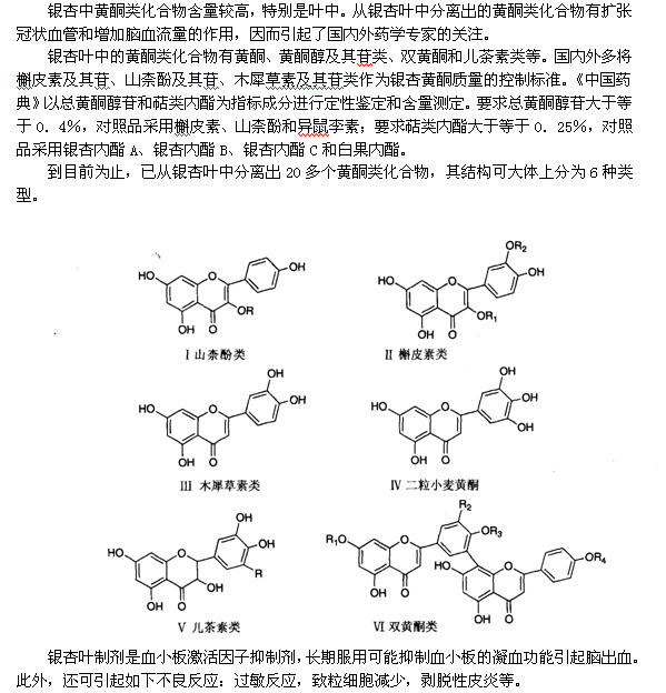 中药化学高频考点之含黄酮类化合物的中药实例3