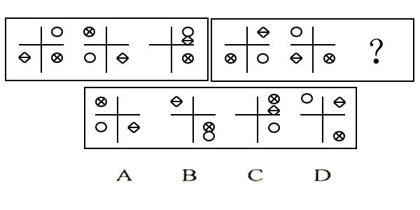 图形推理中大小元素图形的变化2