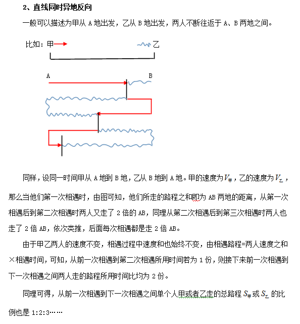 2017公务员考试行测难点解析：多次相遇问题3