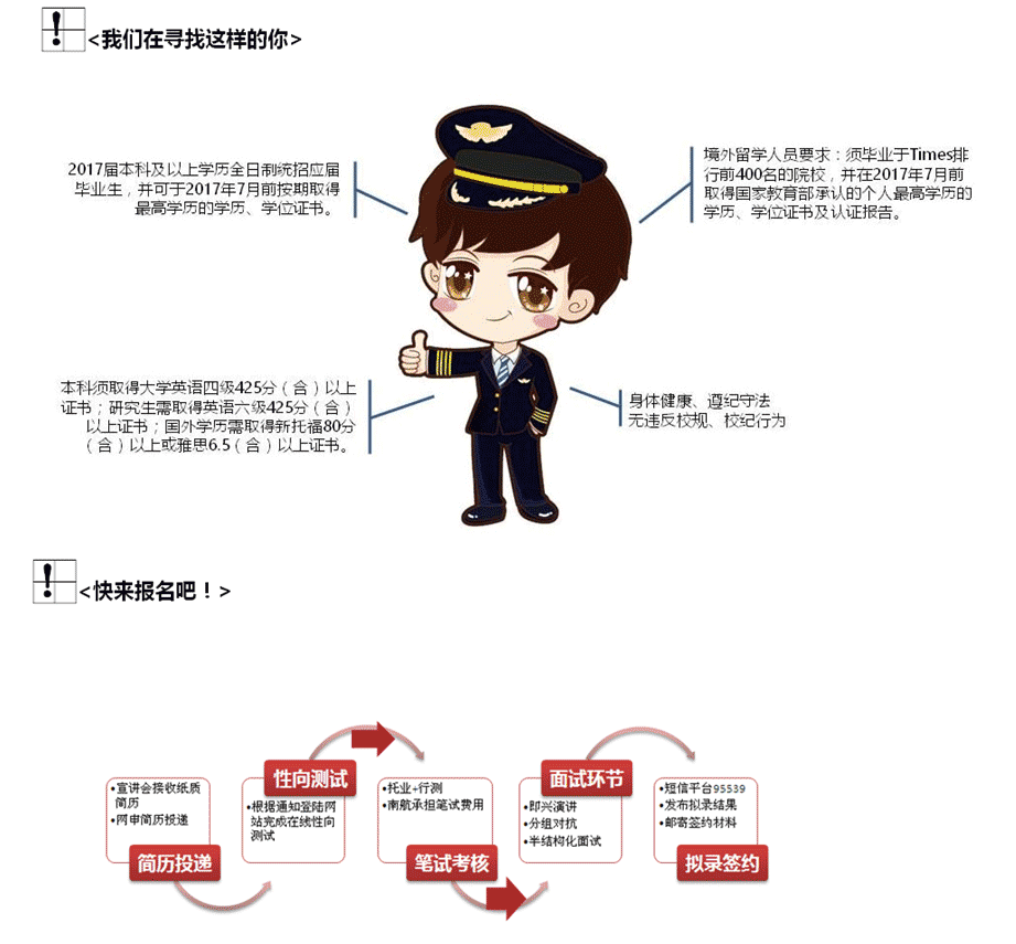 2017中国南方航空公司秋季校园招聘公告（上海分公司）8