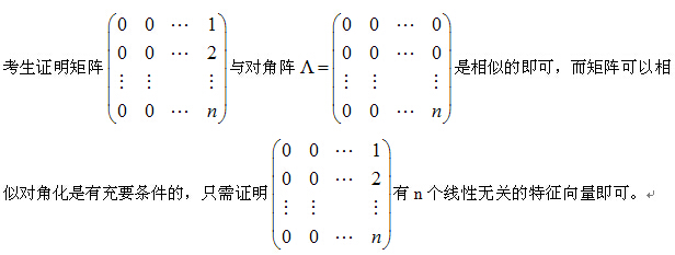 考研数学冲刺：历年线性代数中的重点考点梳理1