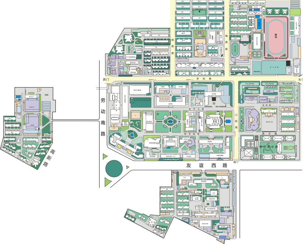 西北工业大学考研备考手册：地图1