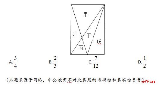 中公教育命中2017国考行测数量关系部分考题2