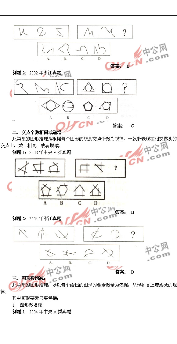 透析图形推理必考古典型（要素数量规律）2