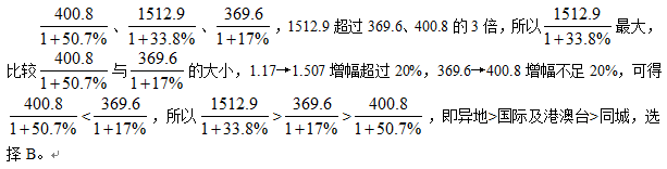 2018广东公务员考试行测题库：行测每日一练资料分析练习题答案3