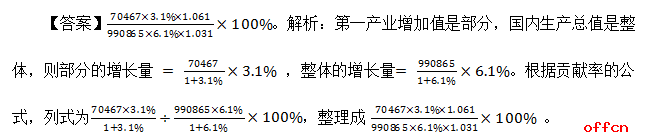 三支一扶行测备考资料分析：贡献率和拉动增长，你能分清吗？3