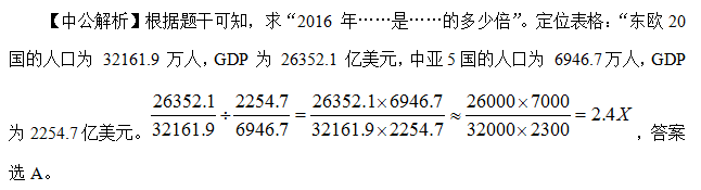 浅谈行测资料分析中的多考点结合2